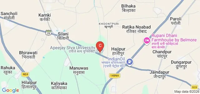 Apeejay Stya University, Sohna Map