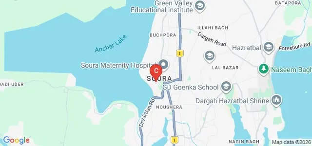 Sher-I-Kashmir Institute of Medical Sciences, Srinagar Map