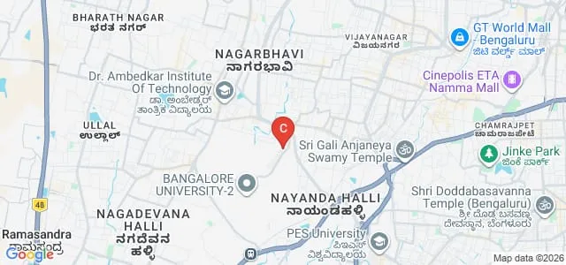 National Law School of India University, Bangalore Map