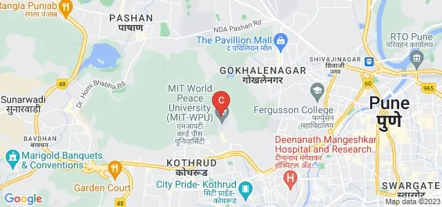 MAEER's MIT Polytechnic, Pune Map