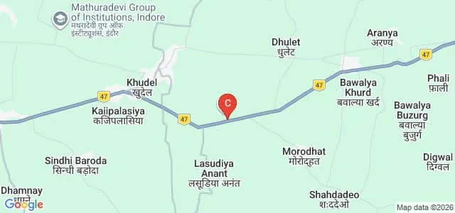 Malwanchal University, Indore Map