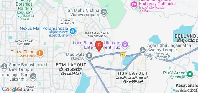 Amity University, Bengaluru Map