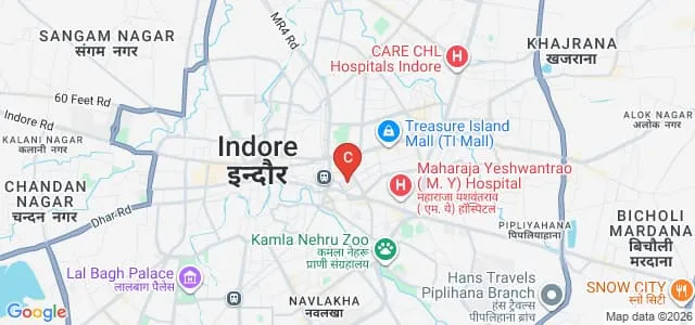 Devi Ahilya Vishwavidyalaya, Indore Map