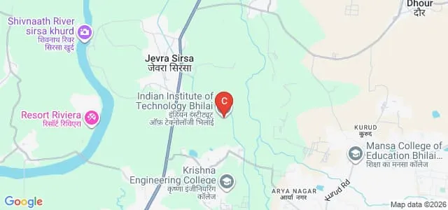 Indian Institute of Technology Bhilai Map