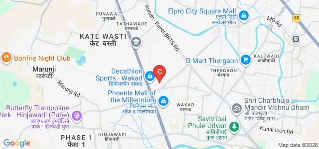 Sri Balaji University, Pune Map