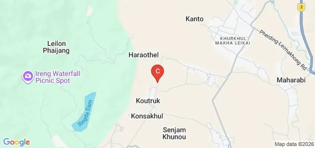 National Sports University, Manipur Map