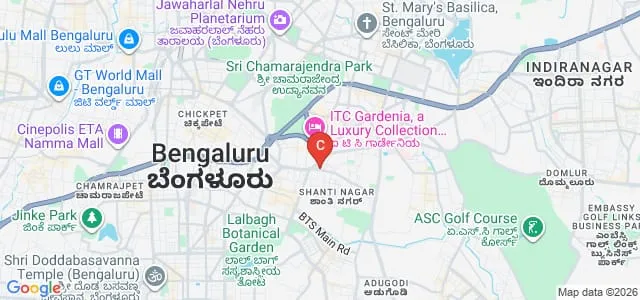 St Joseph's University, Bengaluru Map