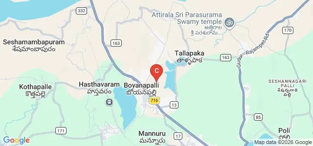 Annamacharya University, Rajampet Map