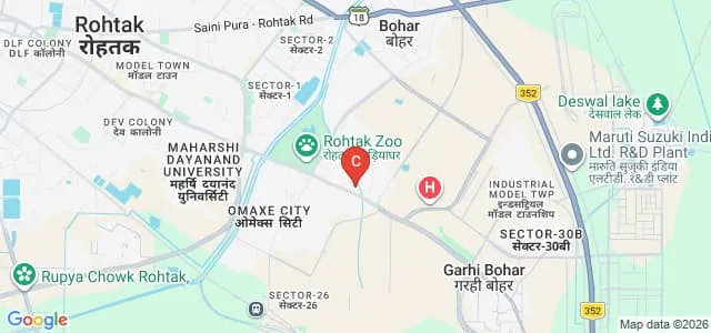 Baba Mastnath University, Rohtak Map