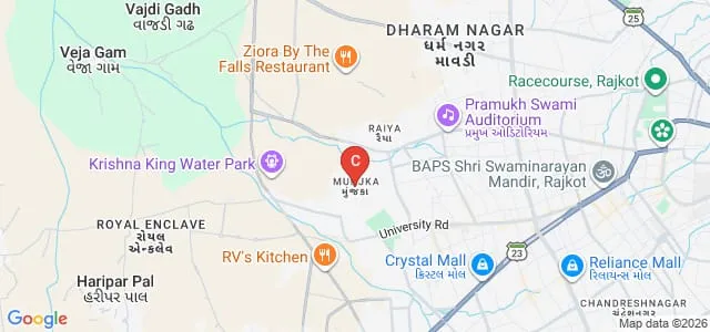 Saurashtra University, Rajkot Map