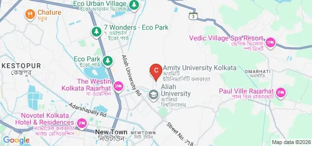 Amity University, Kolkata Map