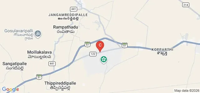 Yogi Vemana University, Kadapa Map