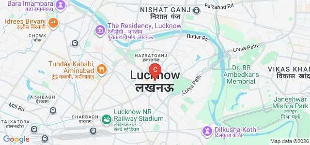 UP King George's University of Dental Science, Lucknow Map