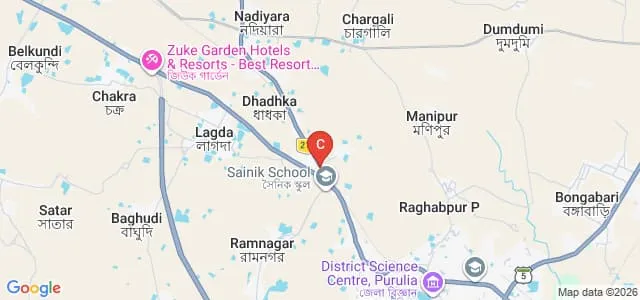 Sidho Kanho Birsha University, Purulia Map
