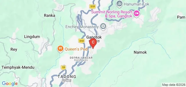 Atal Bihari Vajpayee Skill University, Gangtok Map