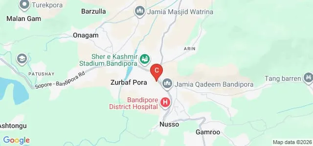 Shaheen College of Education, Bandipora Map