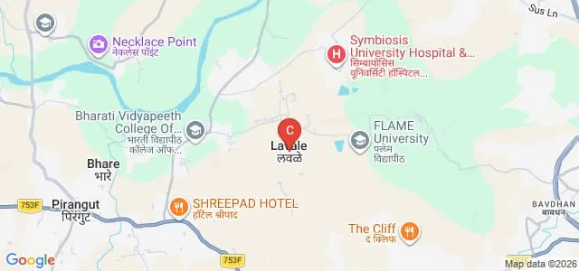 FLAME University, Pune Map