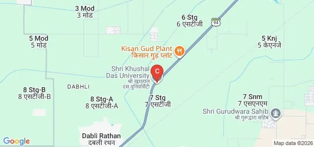 Shri Khushal Das University, Hanumangarh Map