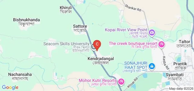 Seacom Skills University, Birbhum Map