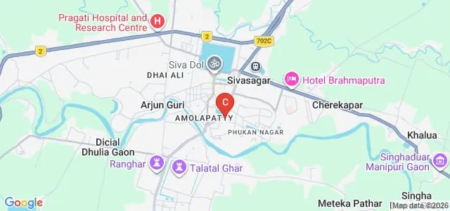 Assam Rajiv Gandhi University of Cooperative Management, Sivasagar Map