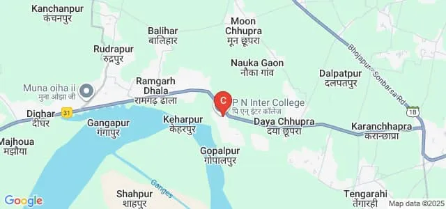 Amarnath Mishra Snatkottar Mahavidyalaya, Ballia Map