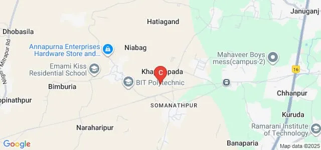 BIT Polytechnic, Balasore Map