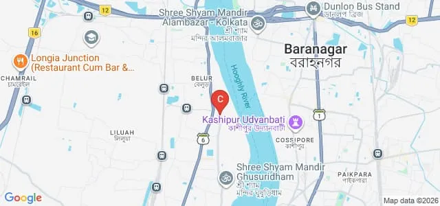 Ramakrishna Mission Vivekananda Educational and Research Institute, Howrah Map