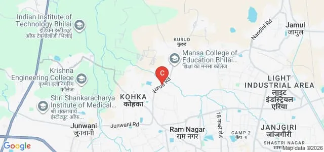 Rungta International Skills University, Bhilai Map