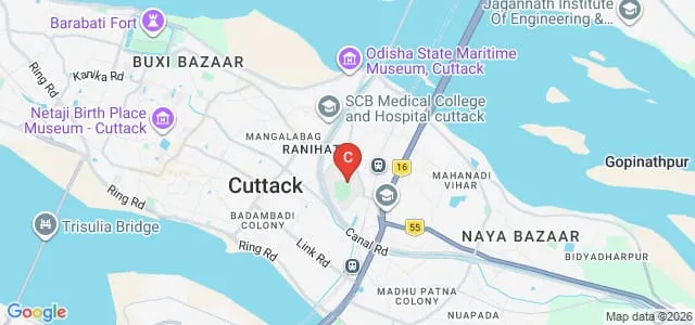 Ravenshaw University, Cuttack Map