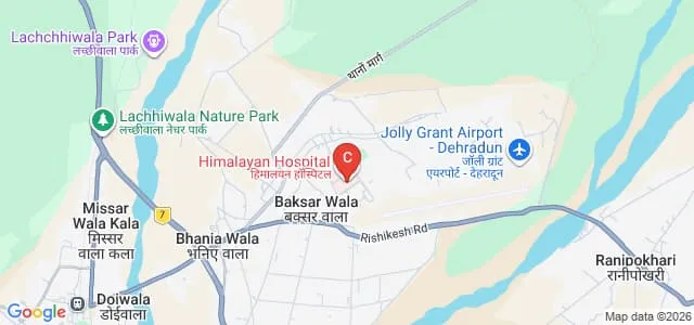 Swami Rama Himalayan University, Dehradun Map