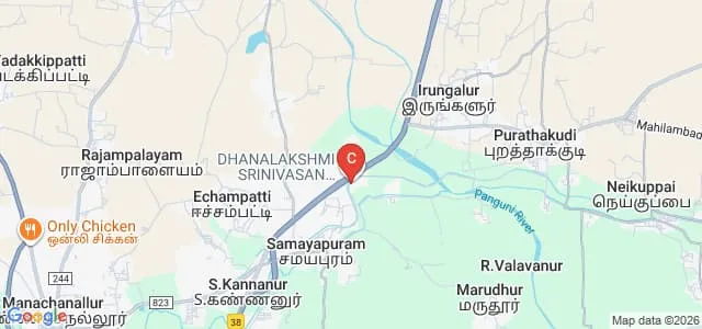 Dhanalakshmi Srinivasan University, Tiruchirappalli Map