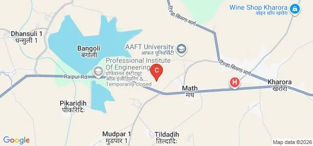 Amity University, Raipur Map