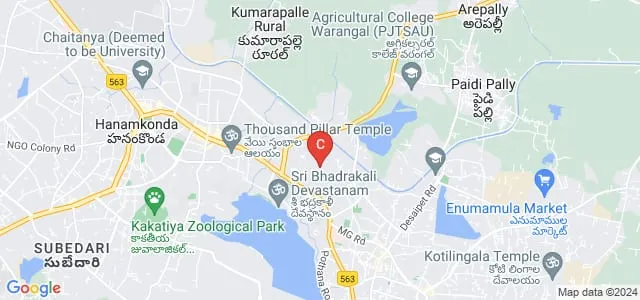 Kaloji Narayana Rao University of Health Sciences, Warangal Map