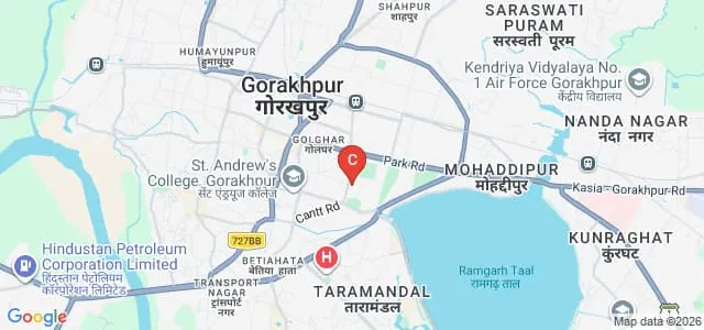 Deen Dayal Upadhyaya Gorakhpur University, Gorakhpur Map