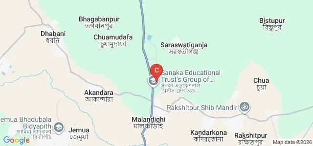 Sanaka Institute of Dental Sciences, Durgapur Map