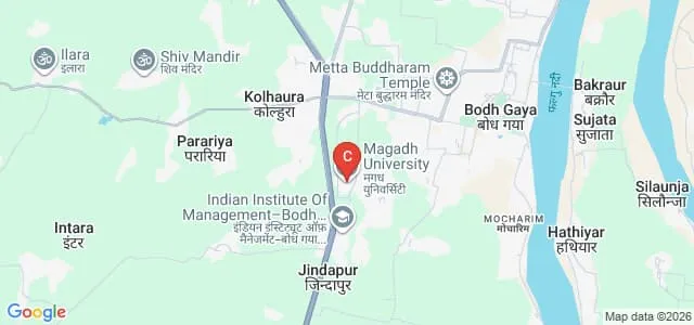 Magadh University, Bodhgaya Map