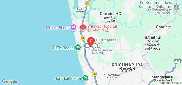 National Institute of Technology Karnataka Surathkal Map