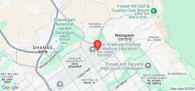 Punjab Engineering College, Chandigarh Map