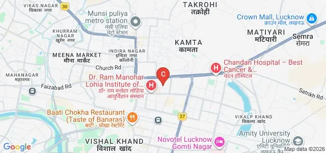 Atal Bihari Vajpayee Medical University, Lucknow Map