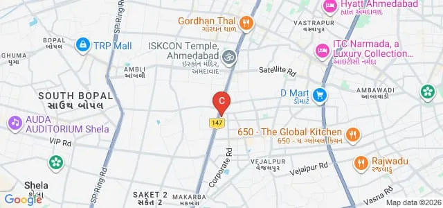 Sardar Vallabhbhai Global University, Ahmedabad Map