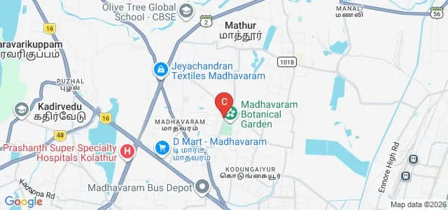 Tamil Nadu Veterinary and Animal Sciences University, Chennai Map