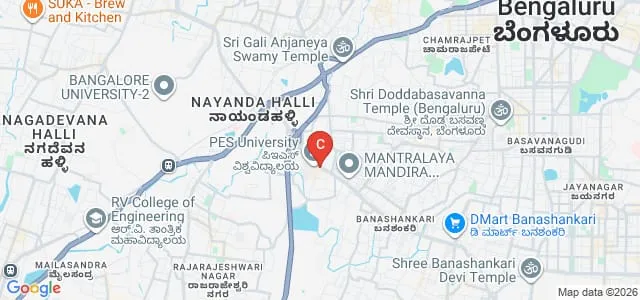 PES University, Bangalore Map