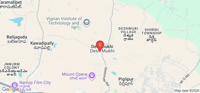 St Mary's Rehabilitation University, Hyderabad Map