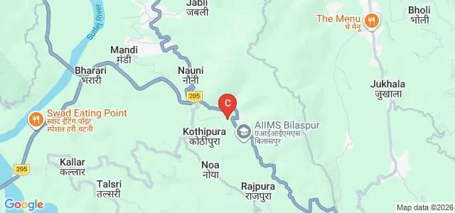 All India Institute of Medical Sciences Bilaspur Map