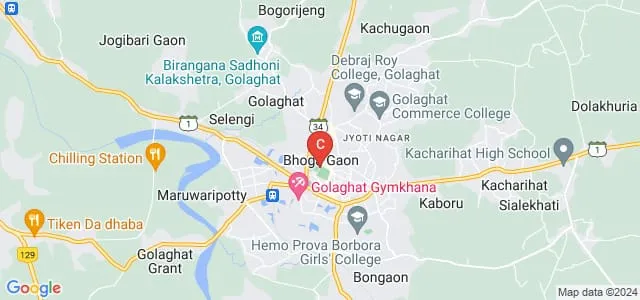 Birangana Sati Sadhani Rajyik Vishwavidyalaya, Golaghat Map