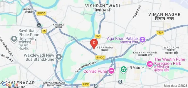 Deccan College of Post Graduate and Research Institute, Pune Map