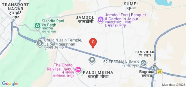ICFAI University, Jaipur Map