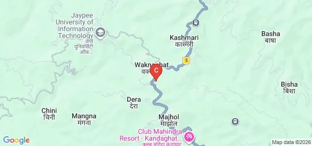 Bahra University, Shimla Map
