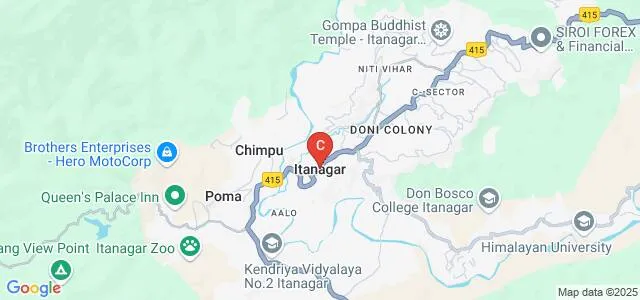 Arunodaya University, Itanagar Map