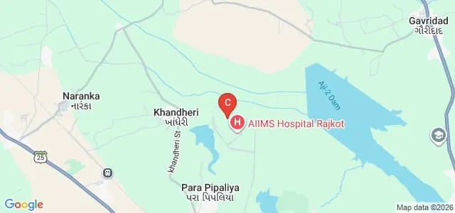 All India Institute of Medical Sciences Rajkot Map